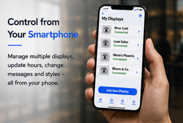 Control SmartHours from your smartphone